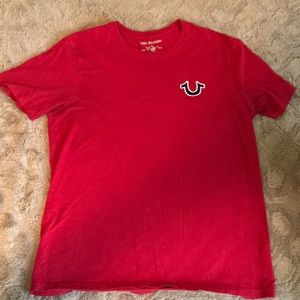 True religion red t-shirt